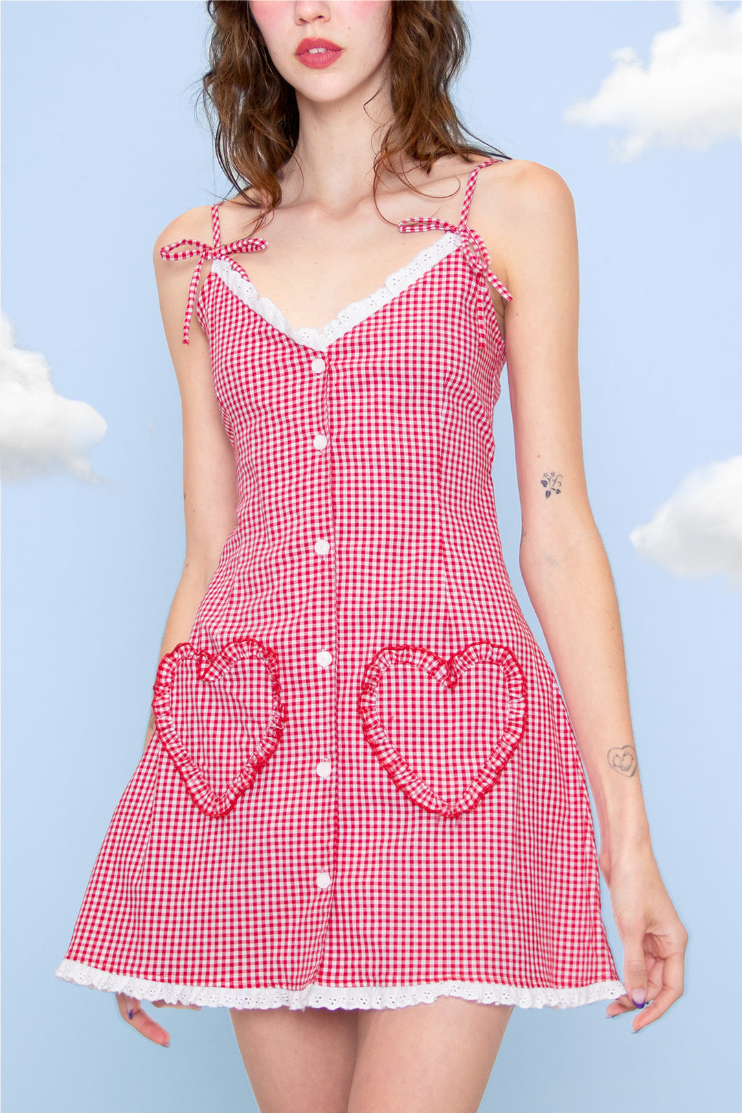 open lace back dress The Dotty Dress  Evewear