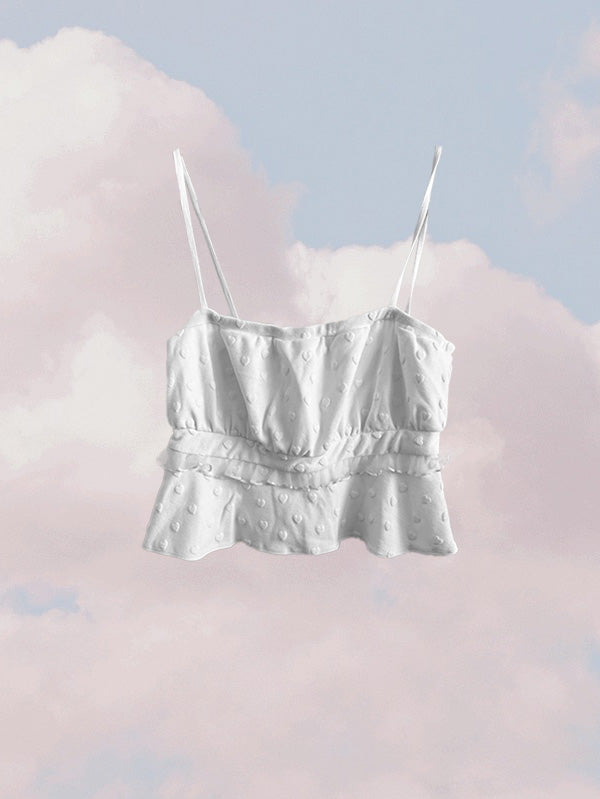 The Romantic Top (white)