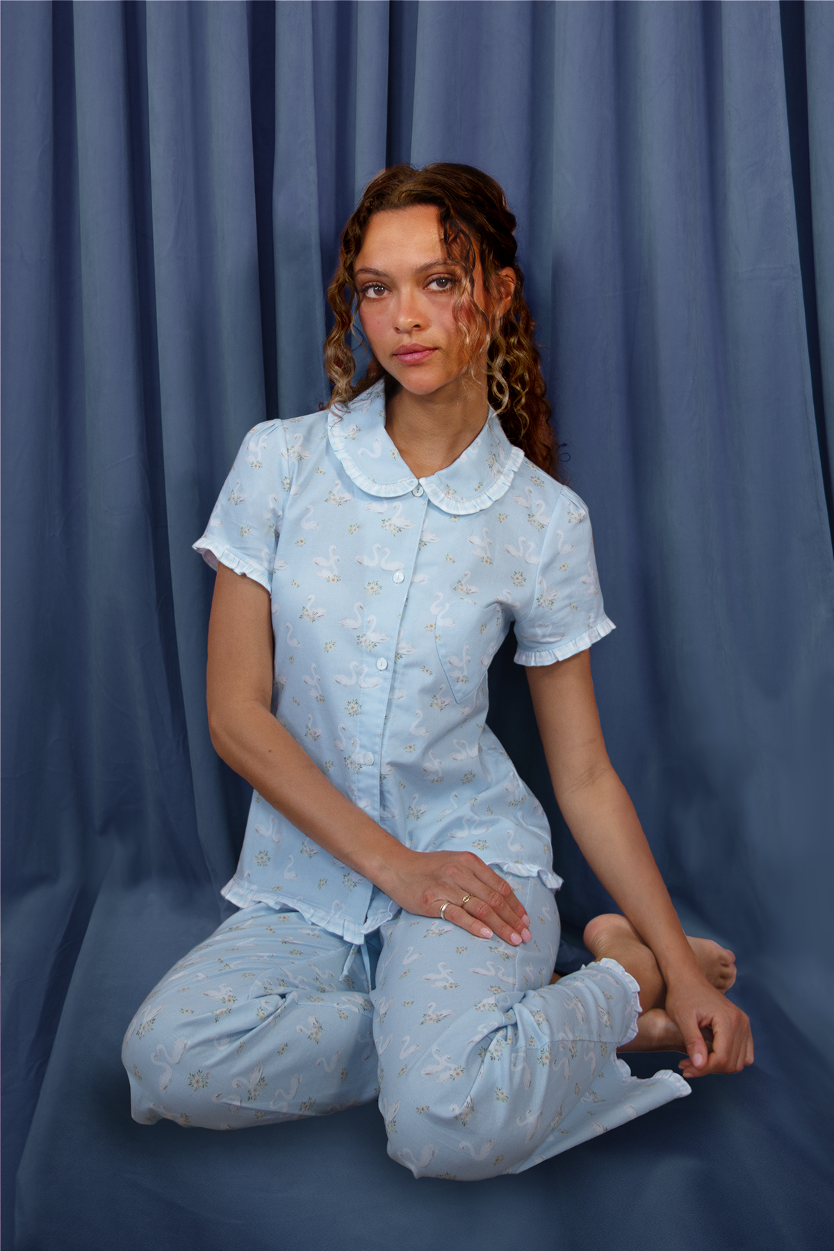 Blue Gingham- The Rosemary - Evewear