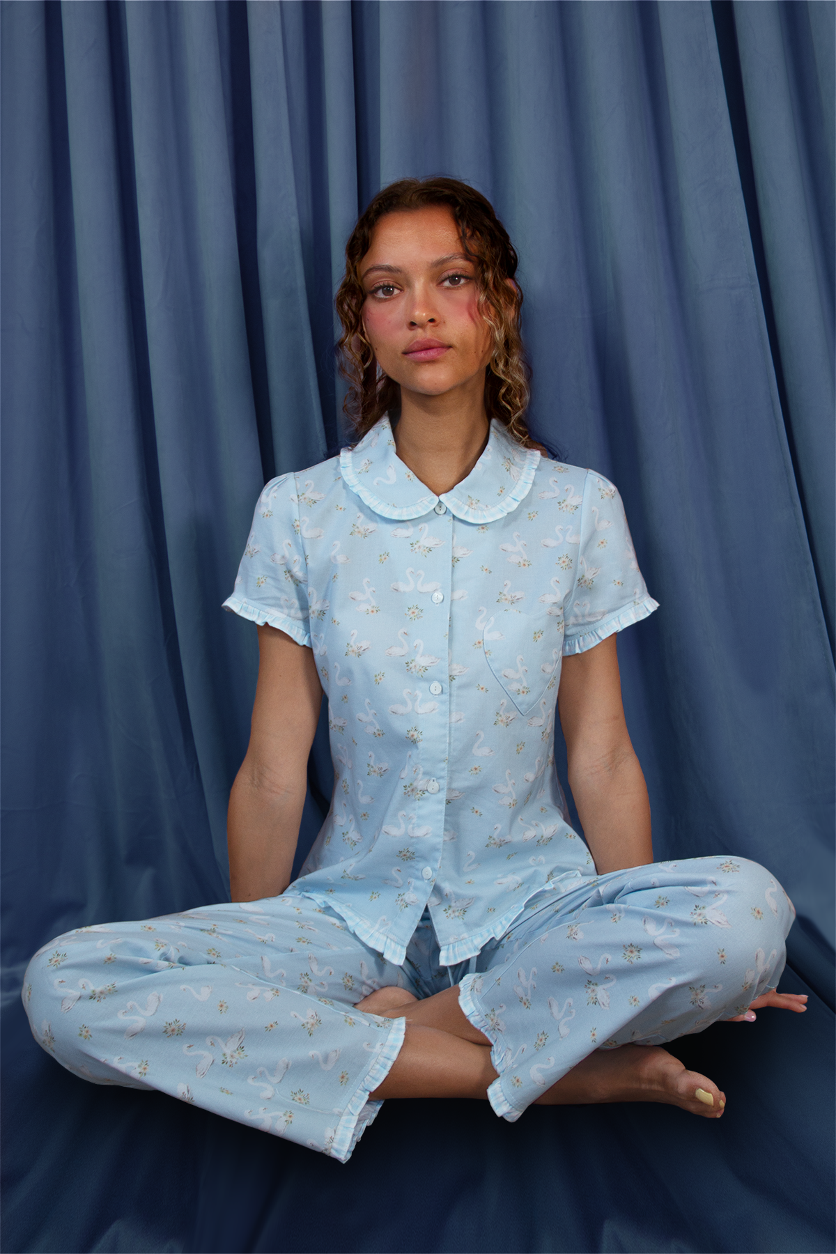 Blue Gingham- The Rosemary - Evewear