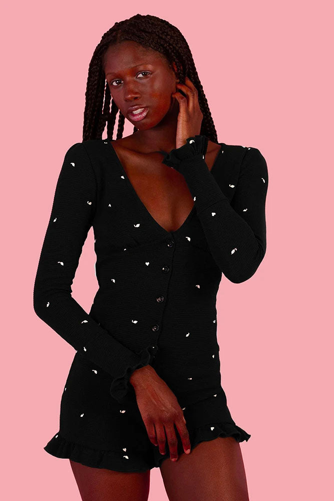 Black/Lemon- The Main Squeeze - Evewear