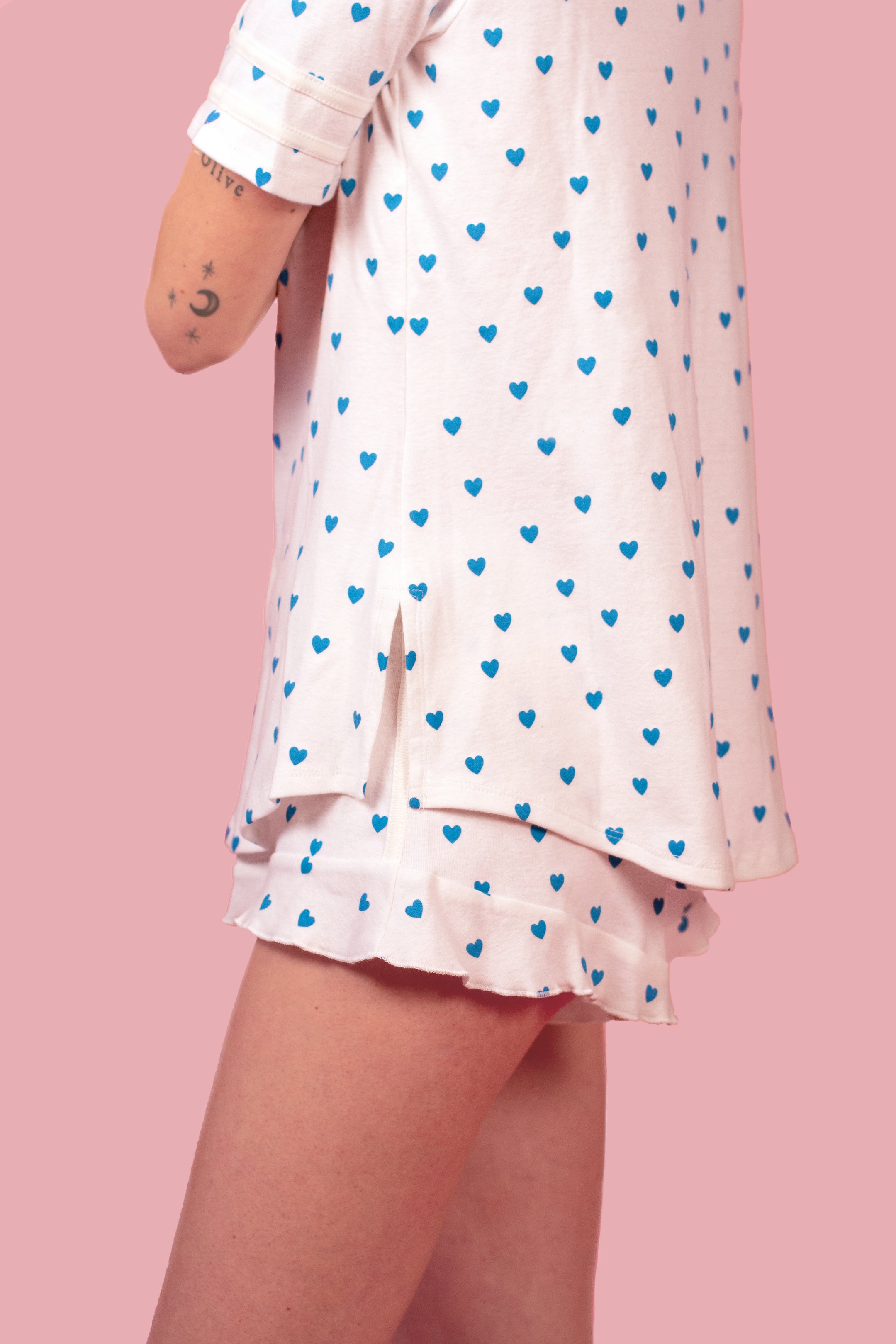 White/Blue-The Tomboy - Evewear